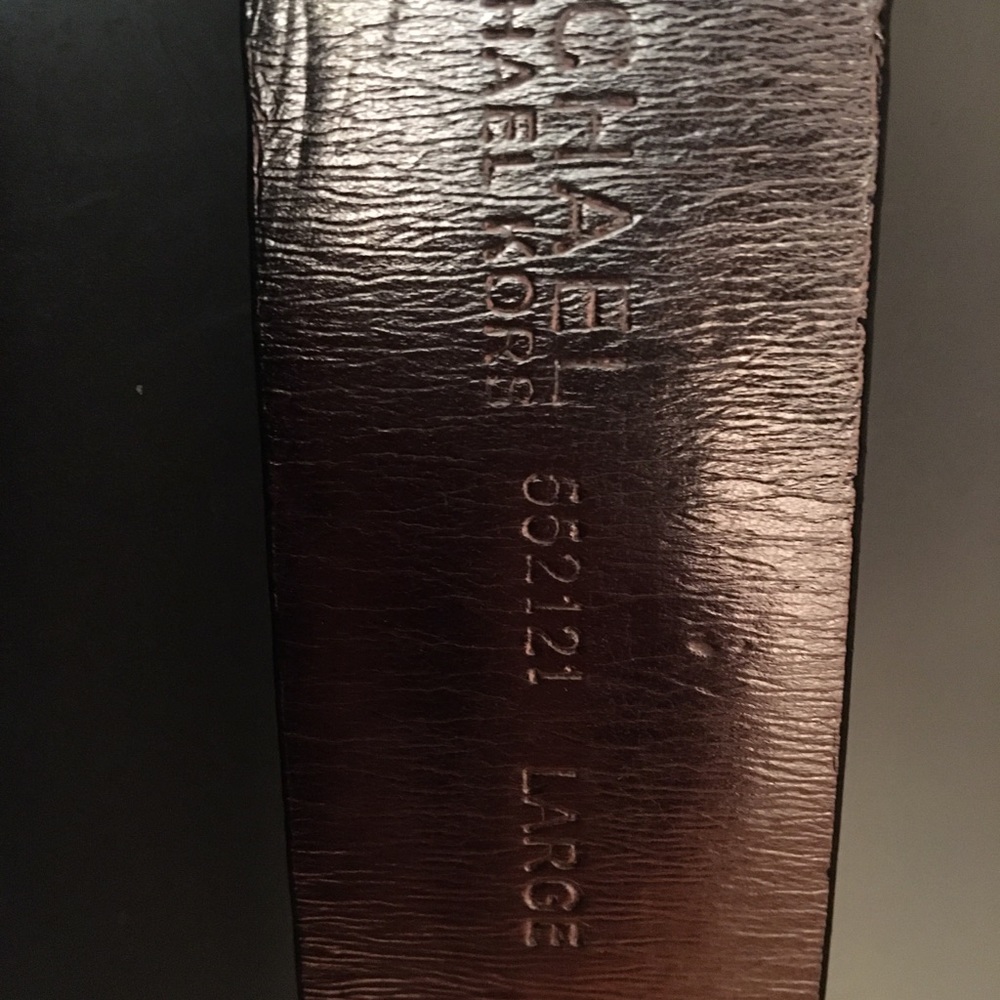 Michael Kors REAL LEATHER Zebra Belt - Picture 7 of 7